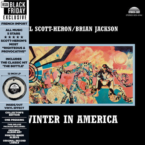Scott-Heron, Gil & Brian Jackson "Winter In America" [Black & White Color Vinyl]