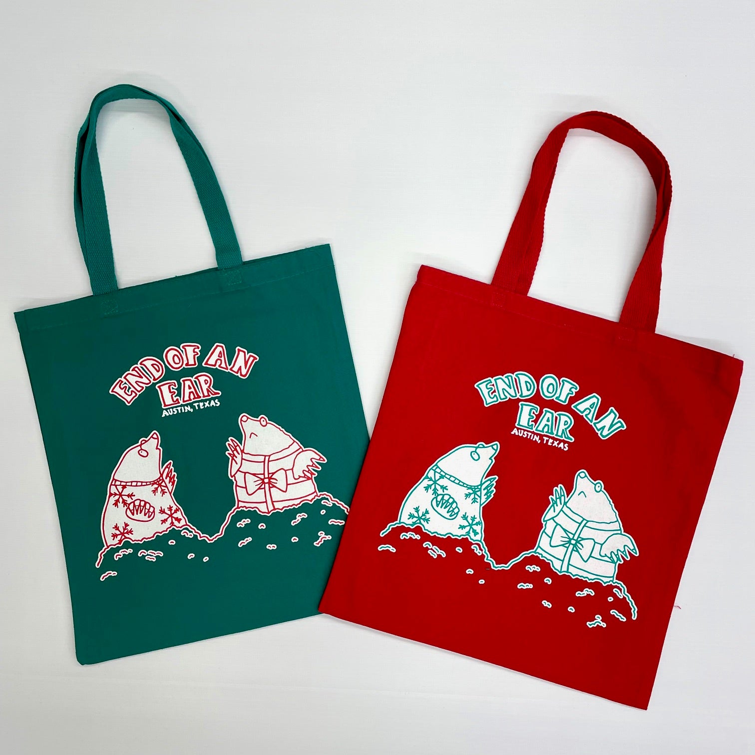 End of an Ear Holiday Tote Bag