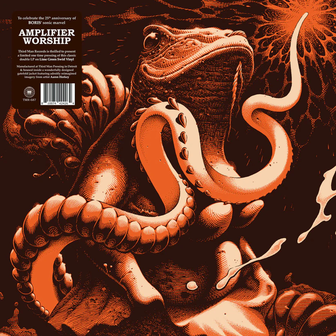 Boris – Amplifier Worship, Lime Green Swirl Vinyl LP