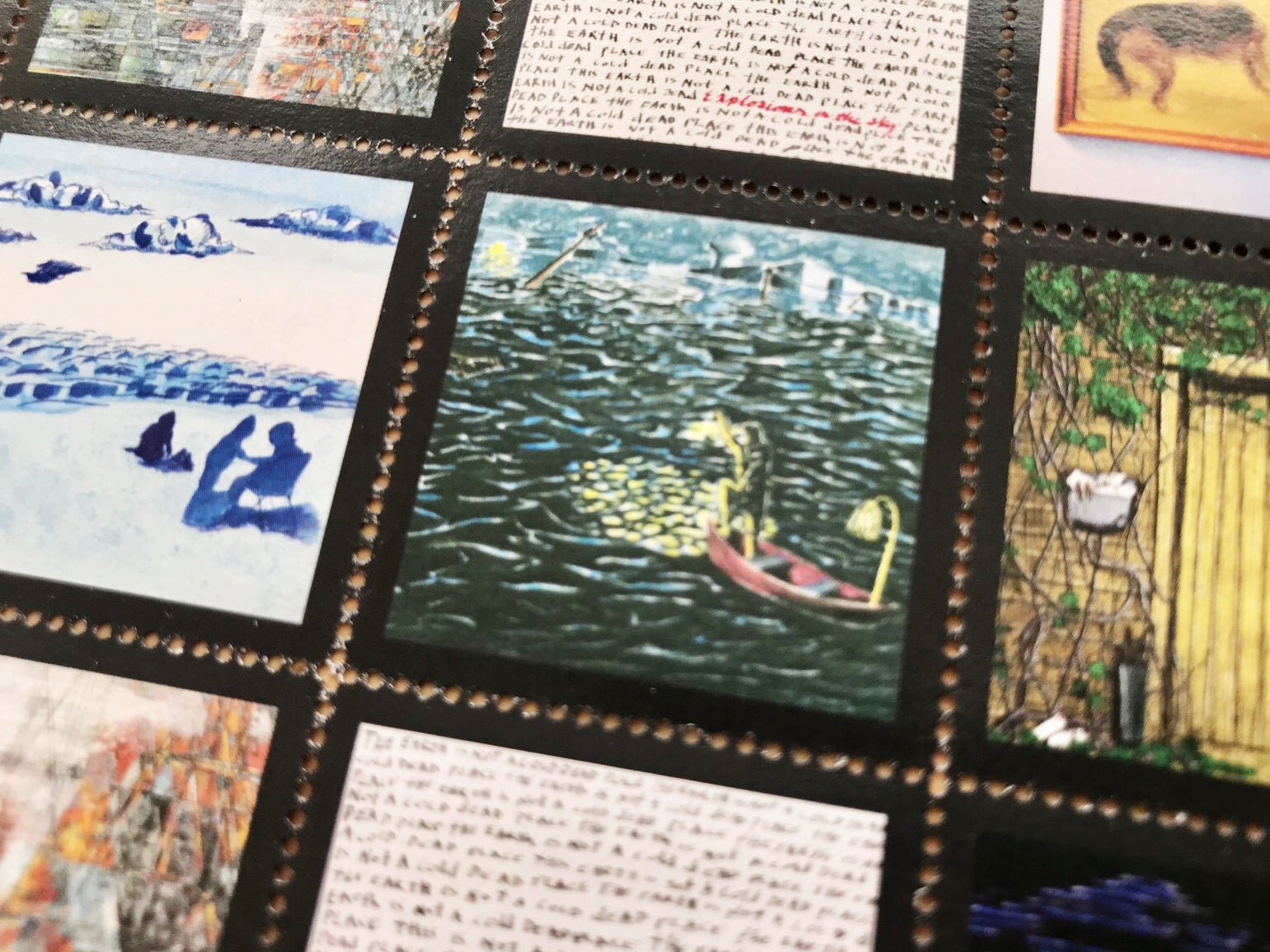 Explosions in the Sky Stamp Sheet