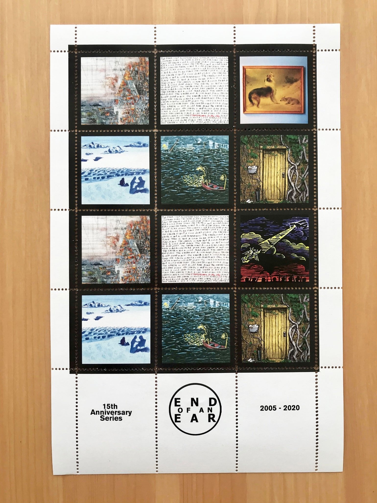 Explosions in the Sky Stamp Sheet