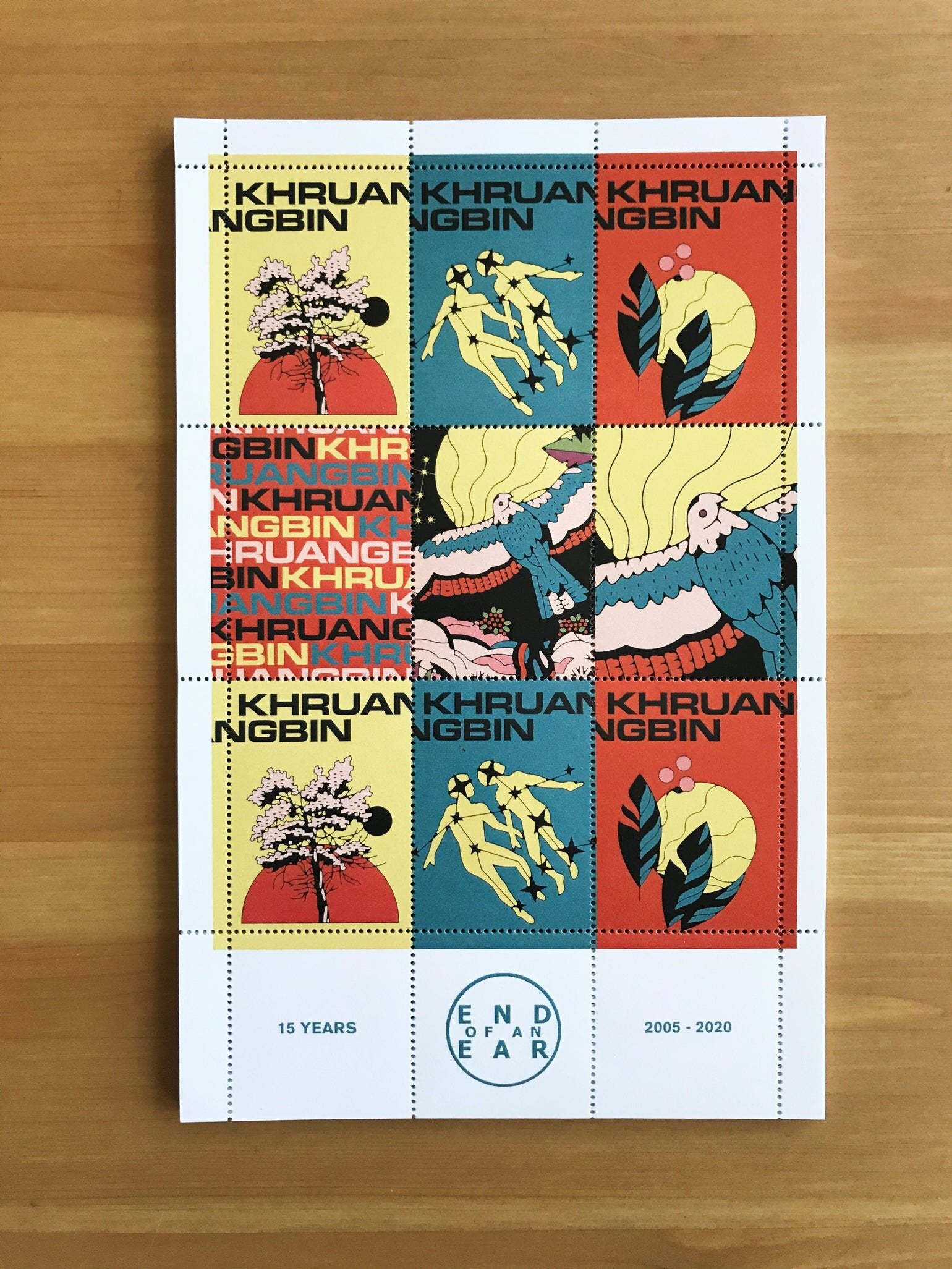 Khruangbin Stamp Sheet