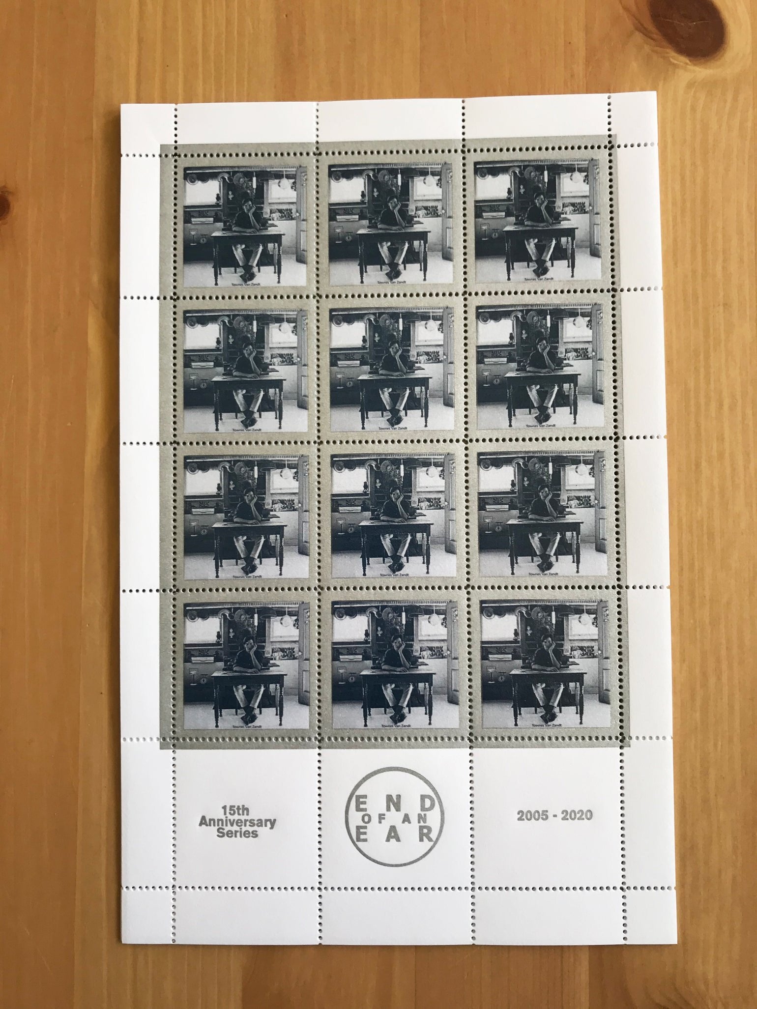 Townes Van Zandt Stamp Sheet