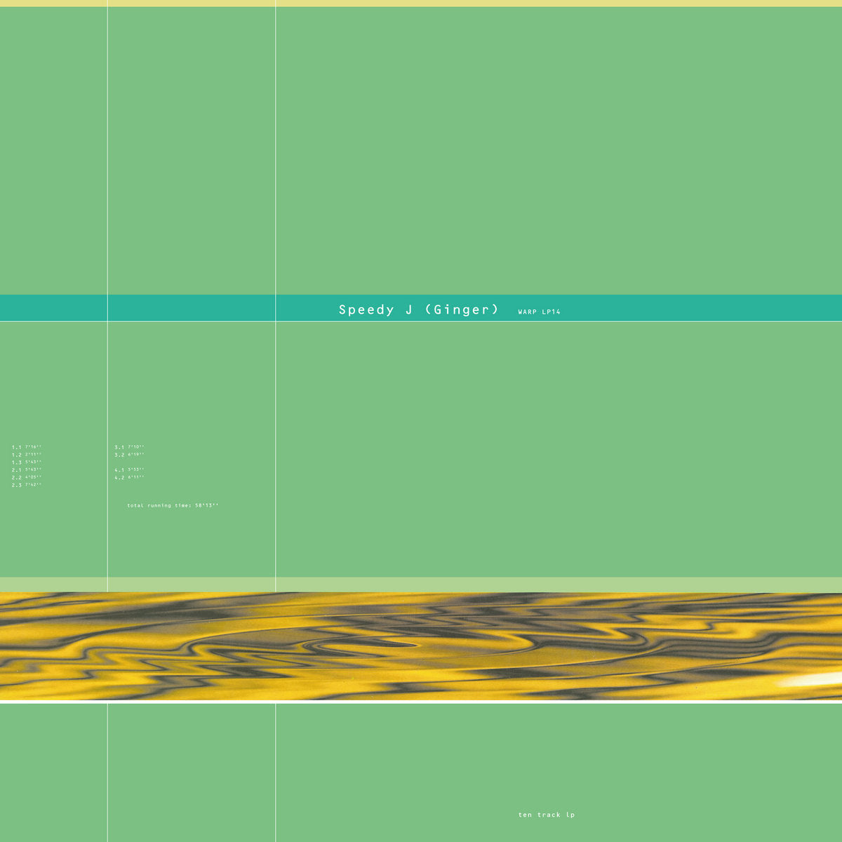 Speedy J "Ginger" 2LP