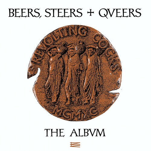 Revolting Cocks "Beers, Steers, & Queers" [White w/ Bronze Splatter Vinyl[