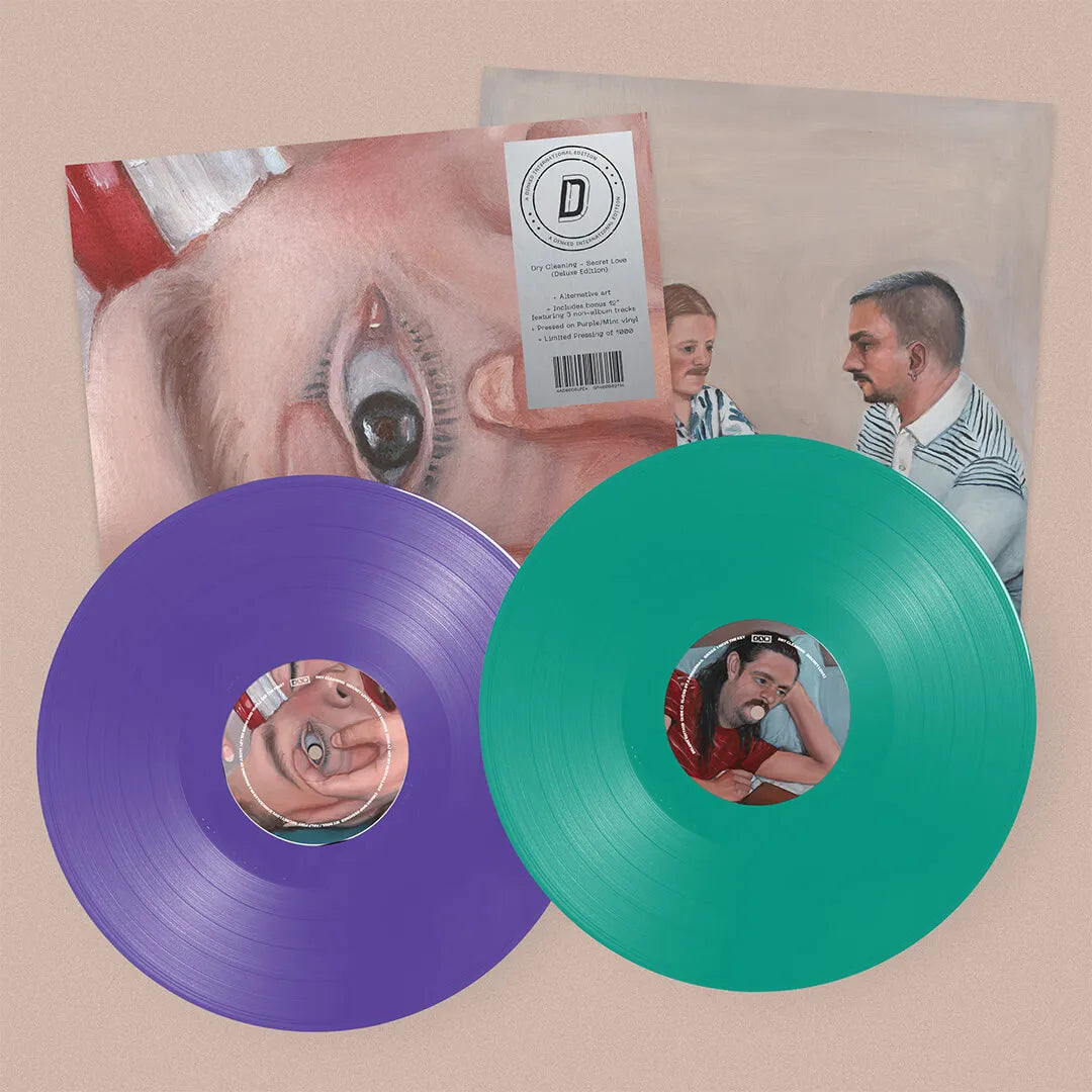 Dry Cleaning "Secret Love" [Deluxe Dinked Edition, Purple/Mint Vinyl] + 12"