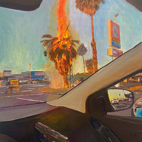 Rose, Caroline "Gentling the Horse at the Walt Whitman Mall" [Potato Chip Yellow Vinyl]