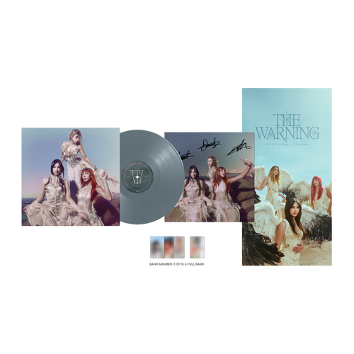 Warning "Everything’s Falling [Deep Ocean Color Vinyl, Signed Insert/Alt Cover]