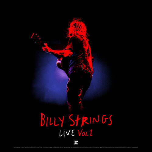 Strings, Billy "Live Volume 1" [Clear Blue Vinyl] 2LP