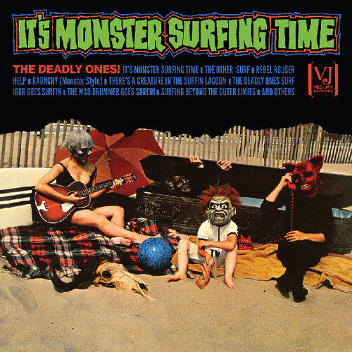 Deadly Ones, The "It's Monster Surfing Time" [All-Analog 'Bloody Pumpkin' Vinyl]