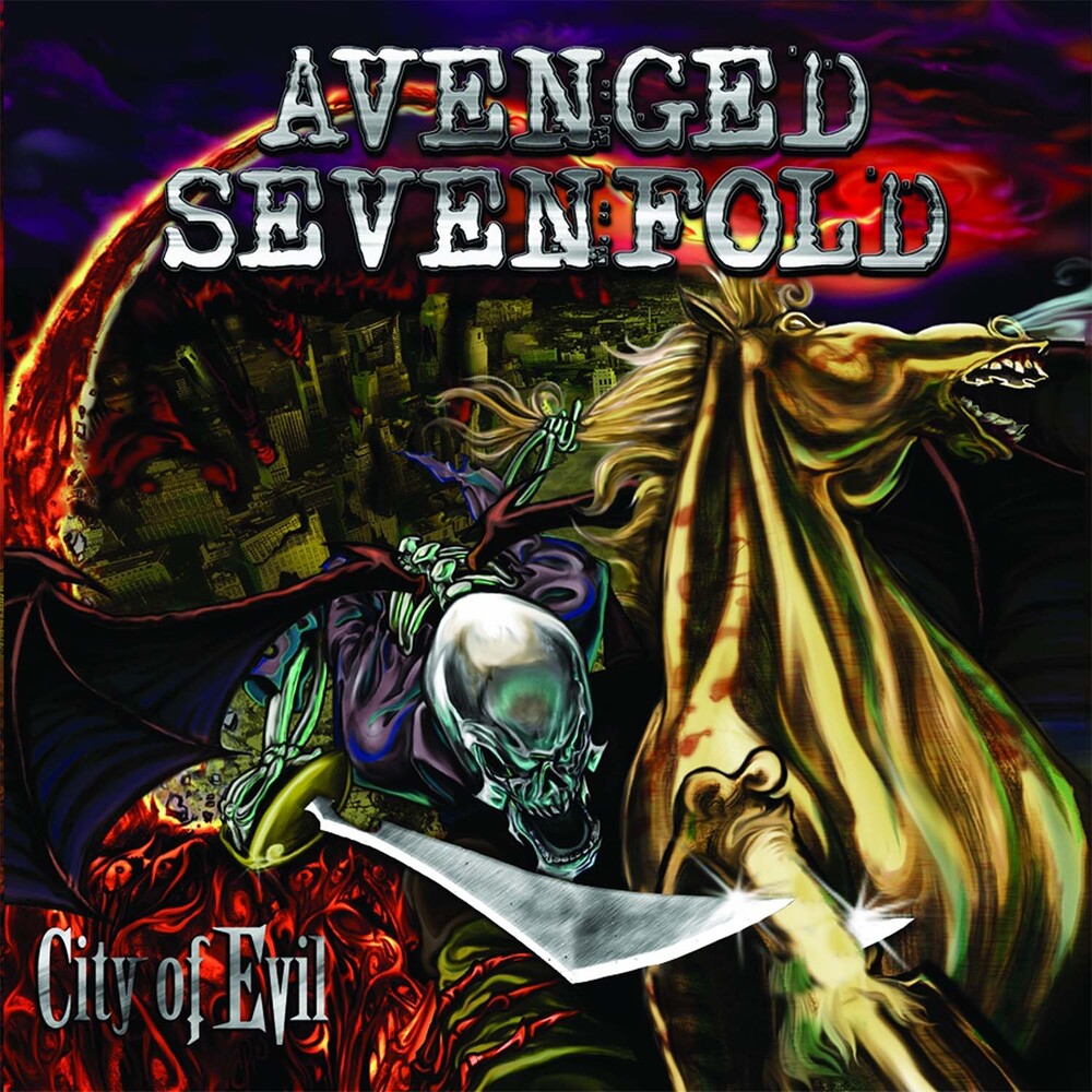 Avenged Sevenfold "City of Evil" [20th Anniversary, Orange/Red Swirl Vinyl] 2LP