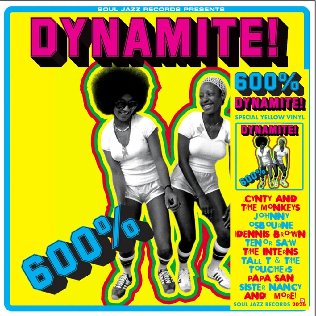 |v/a| "600% DYNAMITE! Ska, Soul, Rocksteady, Funk and Dub in Jamaica" [Clear Yellow Vinyl] 2LP