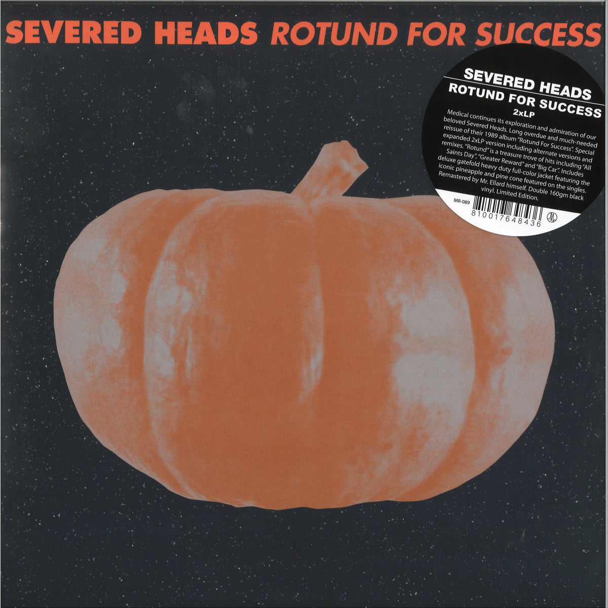 Severed Heads "Rotund For Success" 2xLP