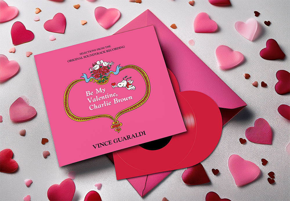 PRE-ORDER Guaraldi, Vince "Be My Valentine, Charlie Brown [Red Heart Shaped Vinyl]