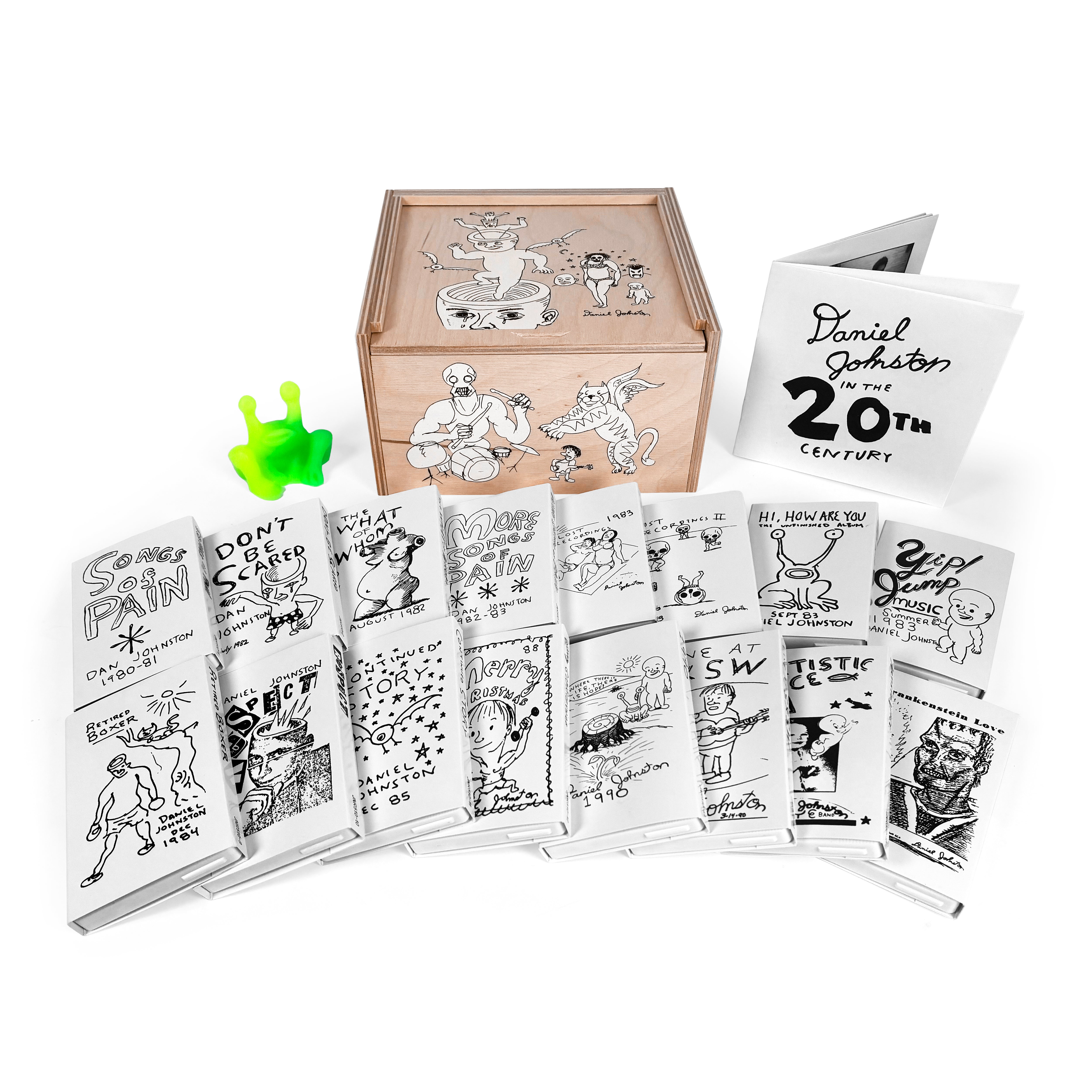PRE-ORDER Daniel Johnston "In the 20th Century" (16 Cassette Box Set)