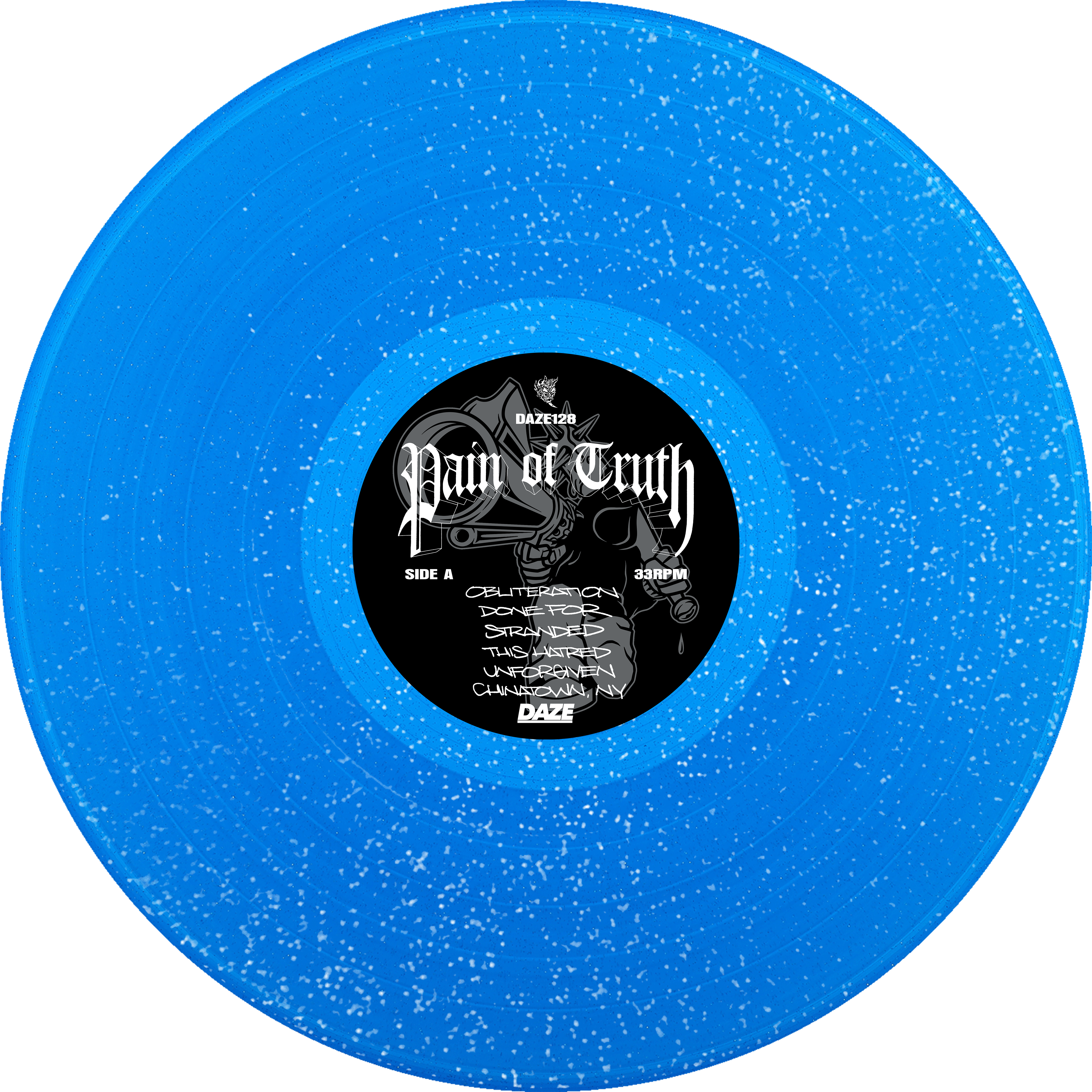 PRE-ORDER Pain Of Truth "s/t" [Clear Blue Glitter] EXCLUSIVE LP