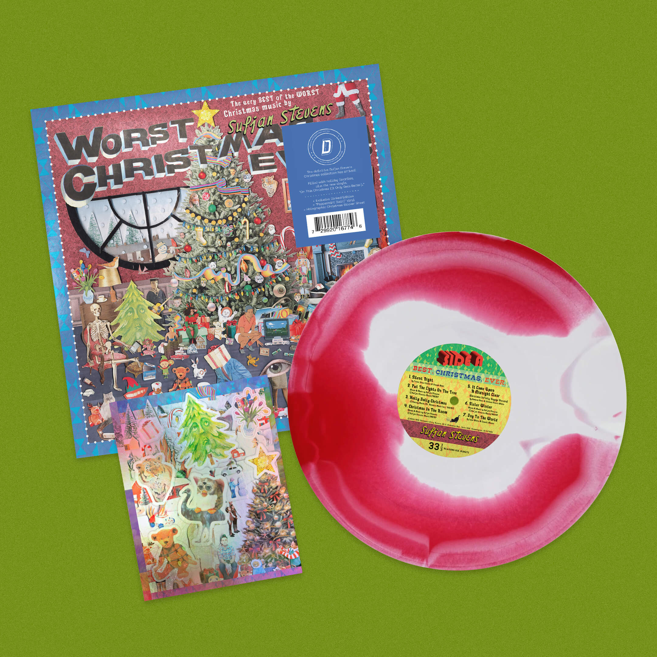 PRE-ORDER Sufjan Stevens "Worst Christmas Ever!" DINKED Edition Vinyl