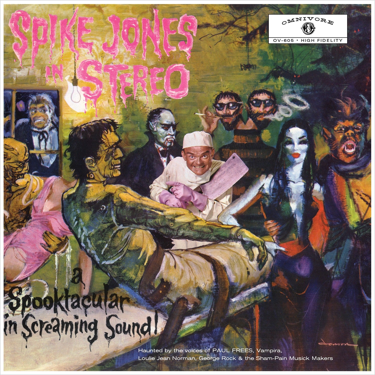Jones, Spike "Spike Jones In Stereo: A Spooktacular In Screaming Sound!" [Slime Green Vinyl]