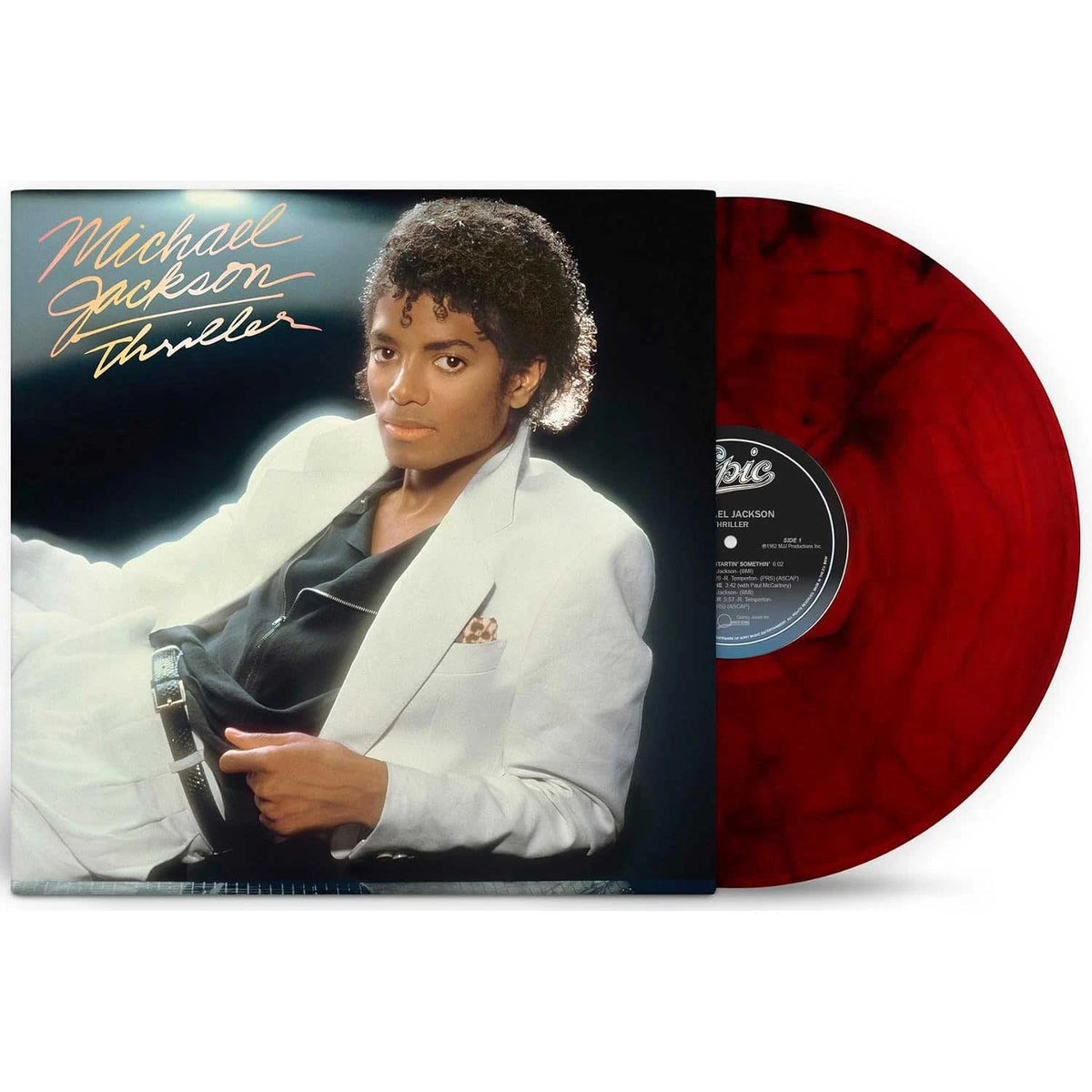 Jackson, Michael "Thriller" [Red & Black Marble Vinyl]