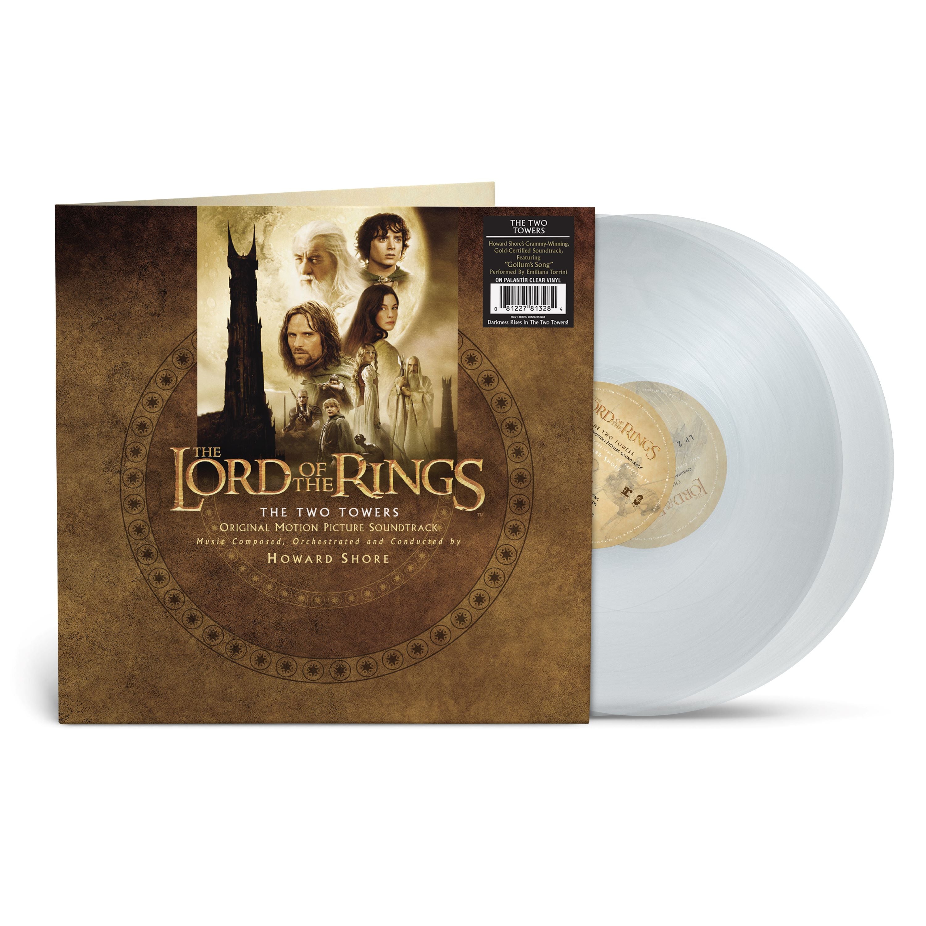 PRE-ORDER OST "The Lord of the Rings: The Two Towers" Howard Shore [Indie Exclusive "Palantir" Clear 2xLP Vinyl]