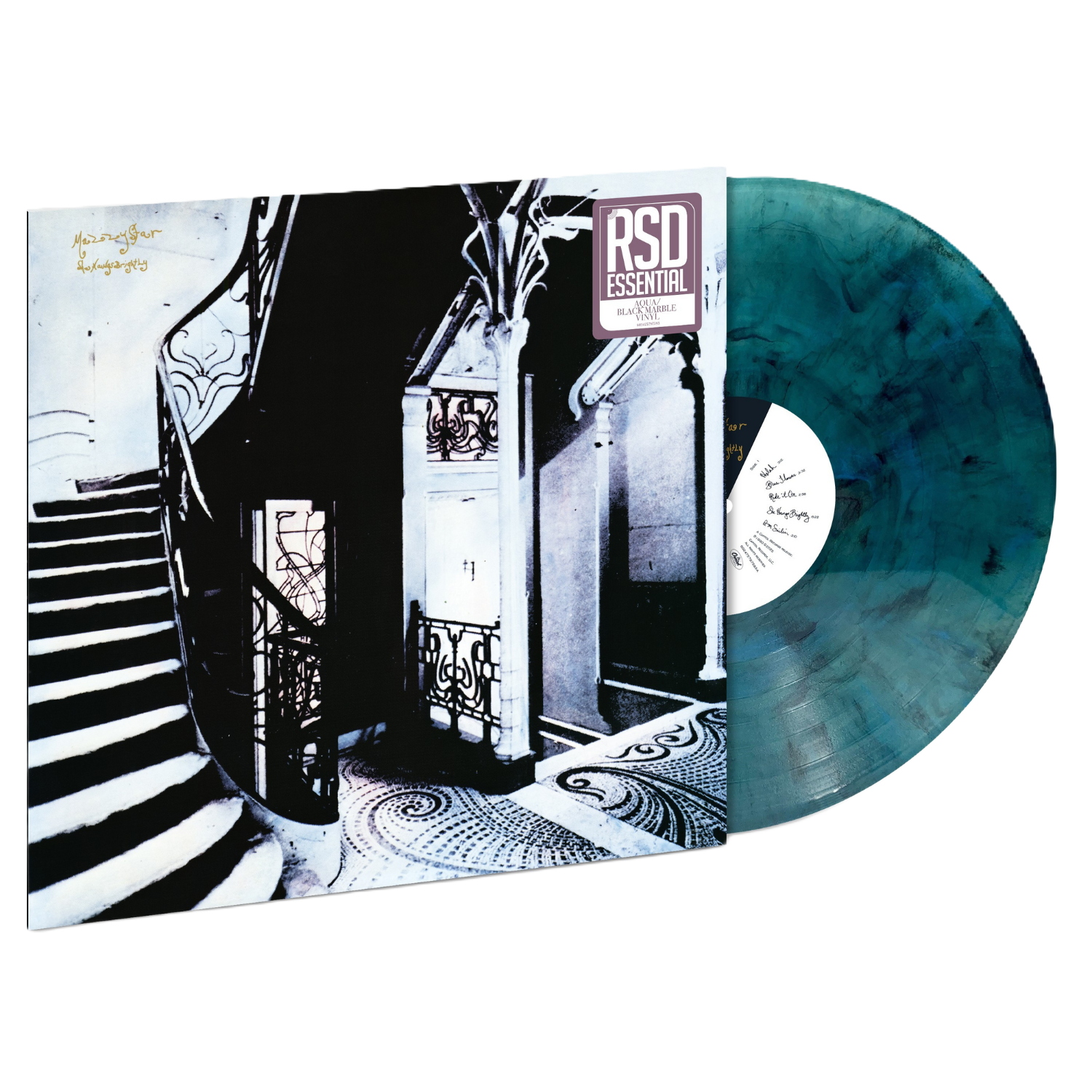PRE-ORDER Mazzy Star "She Hangs Brightly" [Aqua & Black Marble Vinyl] RSD Essentials