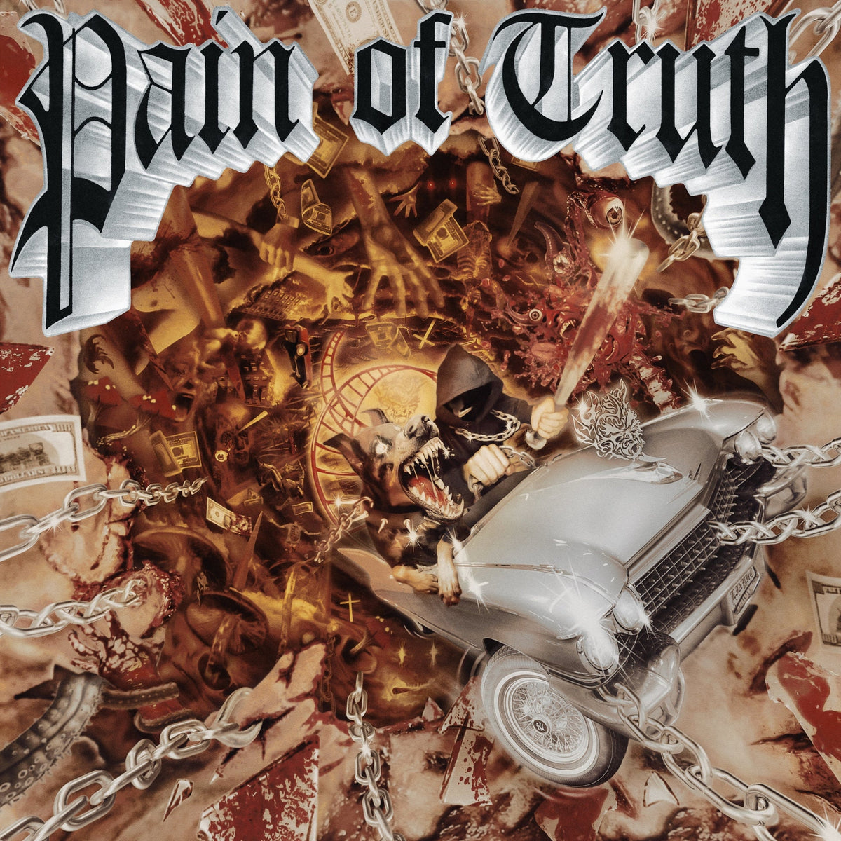 Pain Of Truth "s/t" [Exclusive Clear Blue Glitter Vinyl]