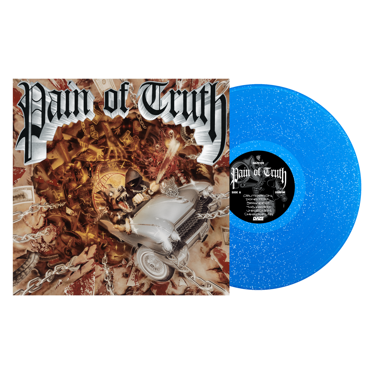 Pain Of Truth "s/t" [Exclusive Clear Blue Glitter Vinyl]
