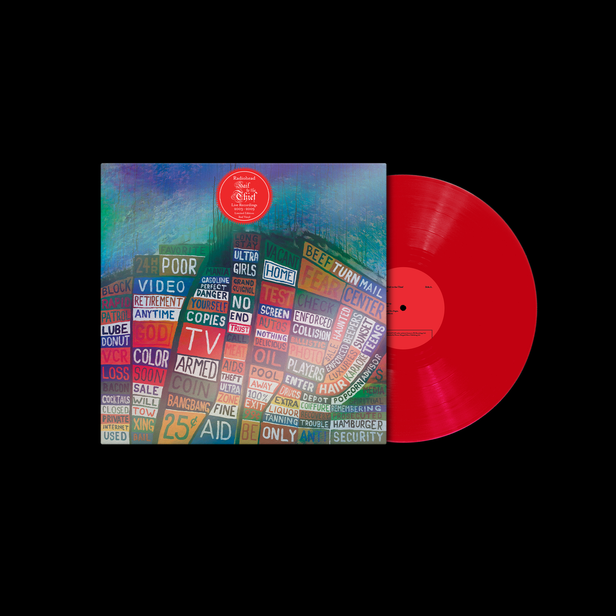 PRE-ORDER Radiohead "Hail to the Thief Live Recordings 2003-2009" [Indie Exclusive Red Vinyl]