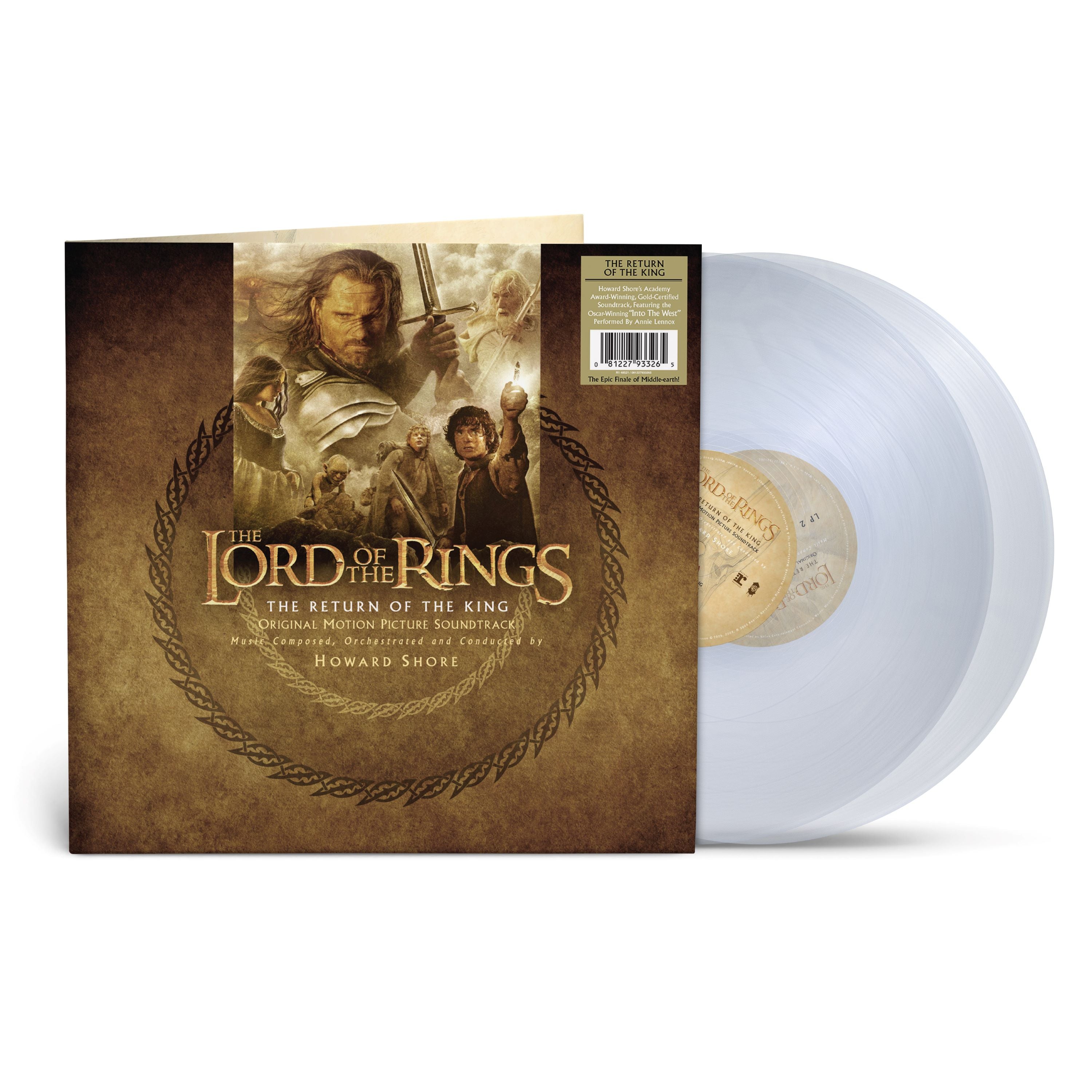 PRE-ORDER OST "The Lord of the Rings: The Return of the King" Howard Shore [Indie Exclusive "Palantir" Clear 2xLP Vinyl]