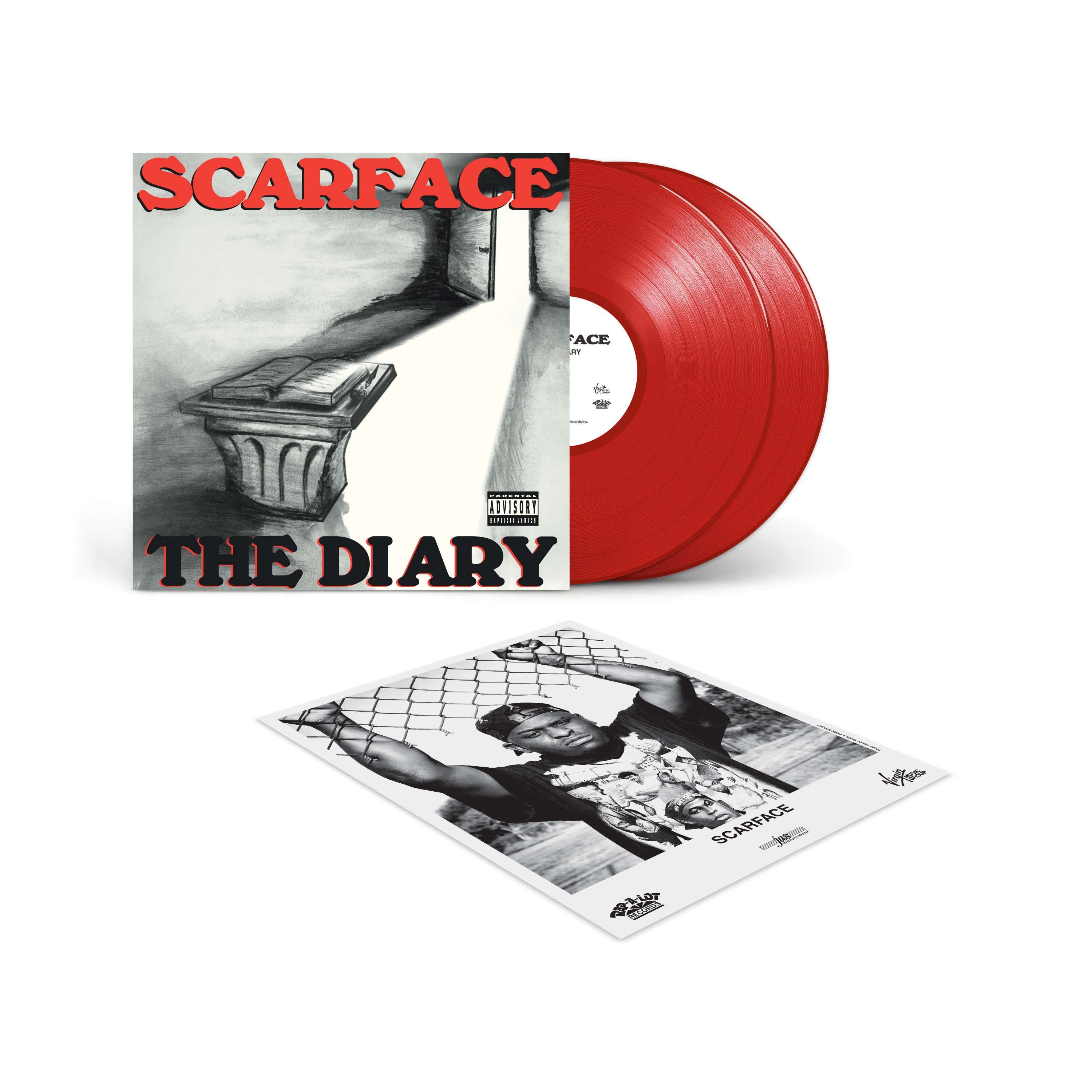 PRE-ORDER Scarface “The Diary (2026 Reissue)” [Opaque Red Vinyl with 8x10 Glossy Insert]