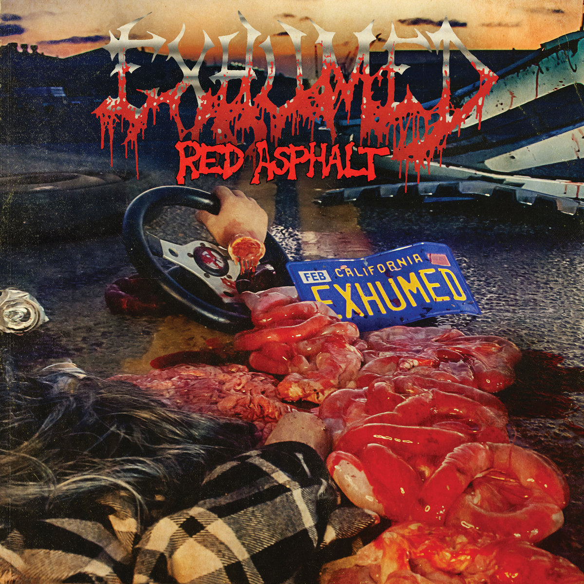 Exhumed "Red Asphalt" [Royal Blue w/ Splatter Vinyl]