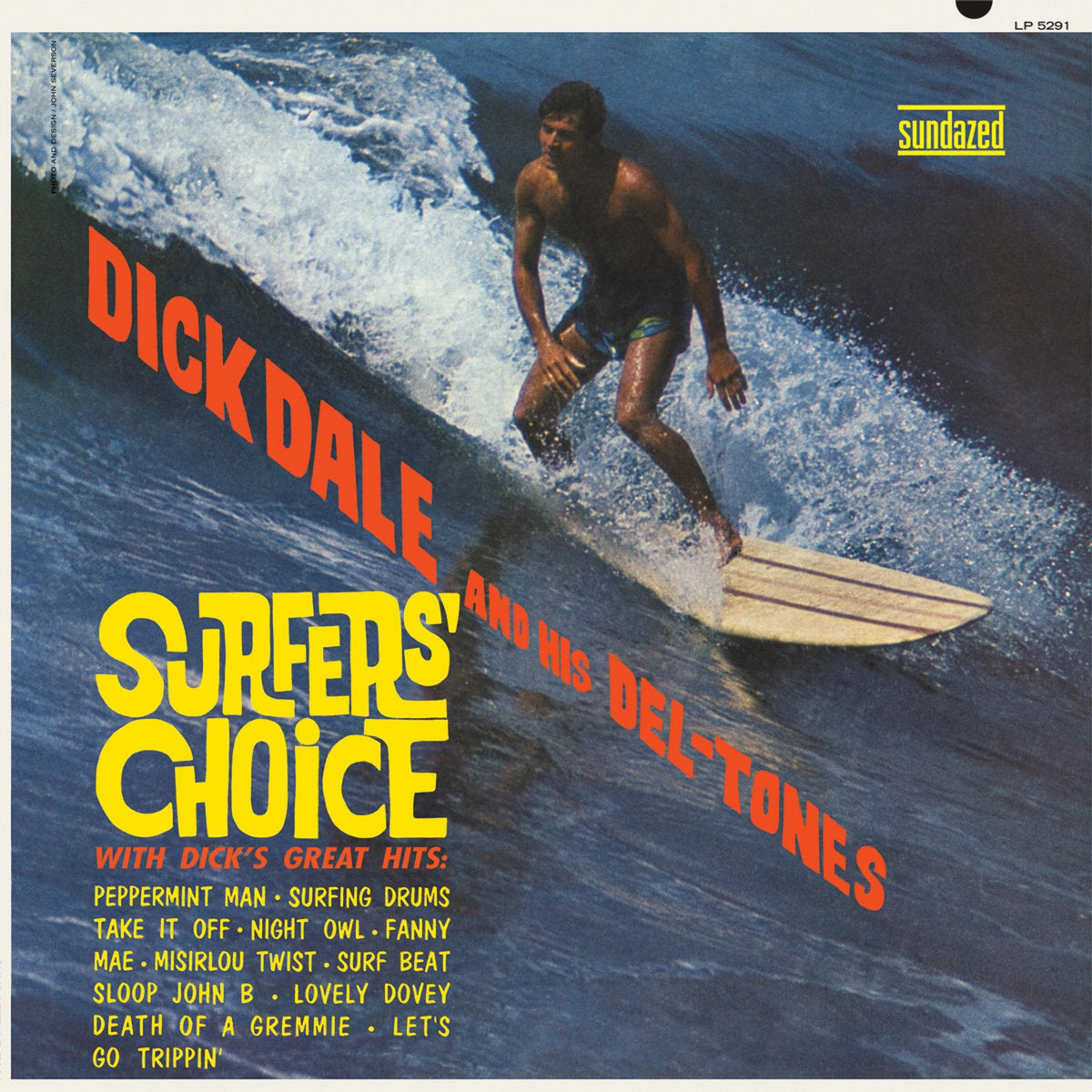Dale, Dick and His Del-Tones "Surfers' Choice" [Yellow Vinyl]