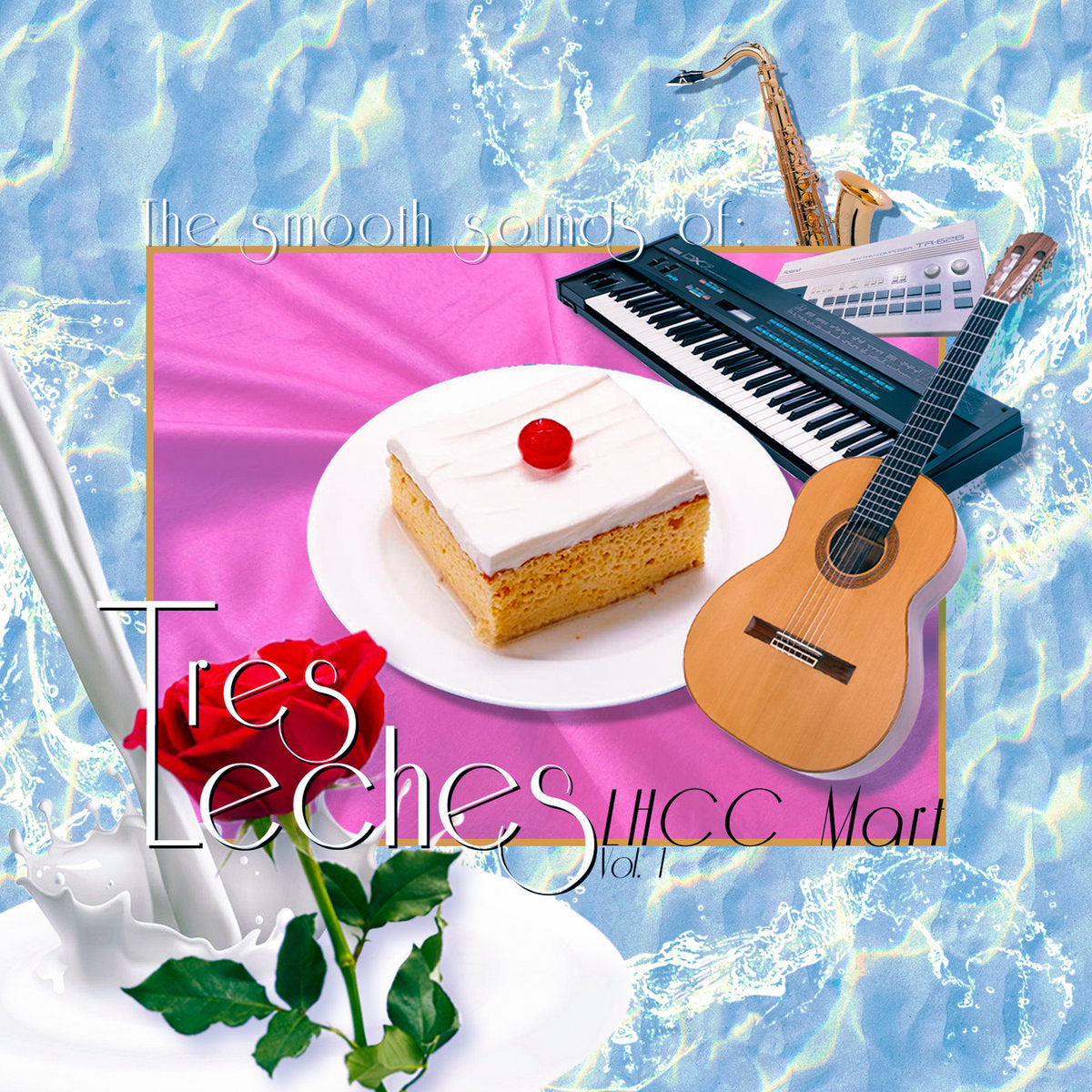 Tres Leche (Hiatus Kaiyote) "The Smooth Sounds of Tres Leches, LHCC Mart Vol. 1" ["Tres Leches" Cream & White Swirl Vinyl]