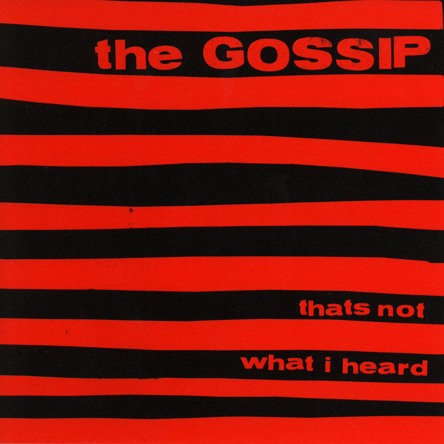 Gossip "That's Not What I Heard" [Apple Red Vinyl]