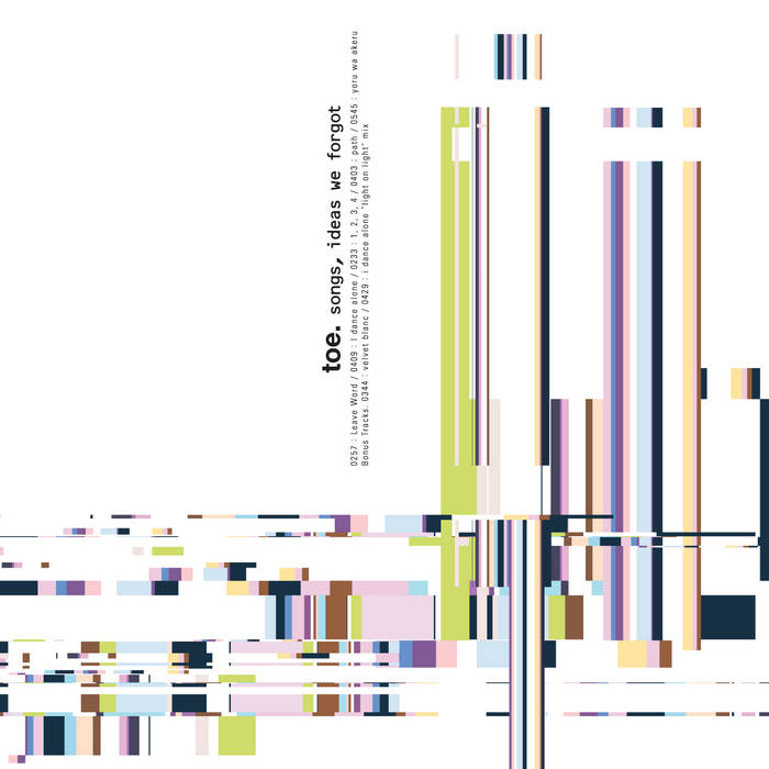 Toe "songs, ideas we forgot" ["Eraser Smudge" Vinyl]