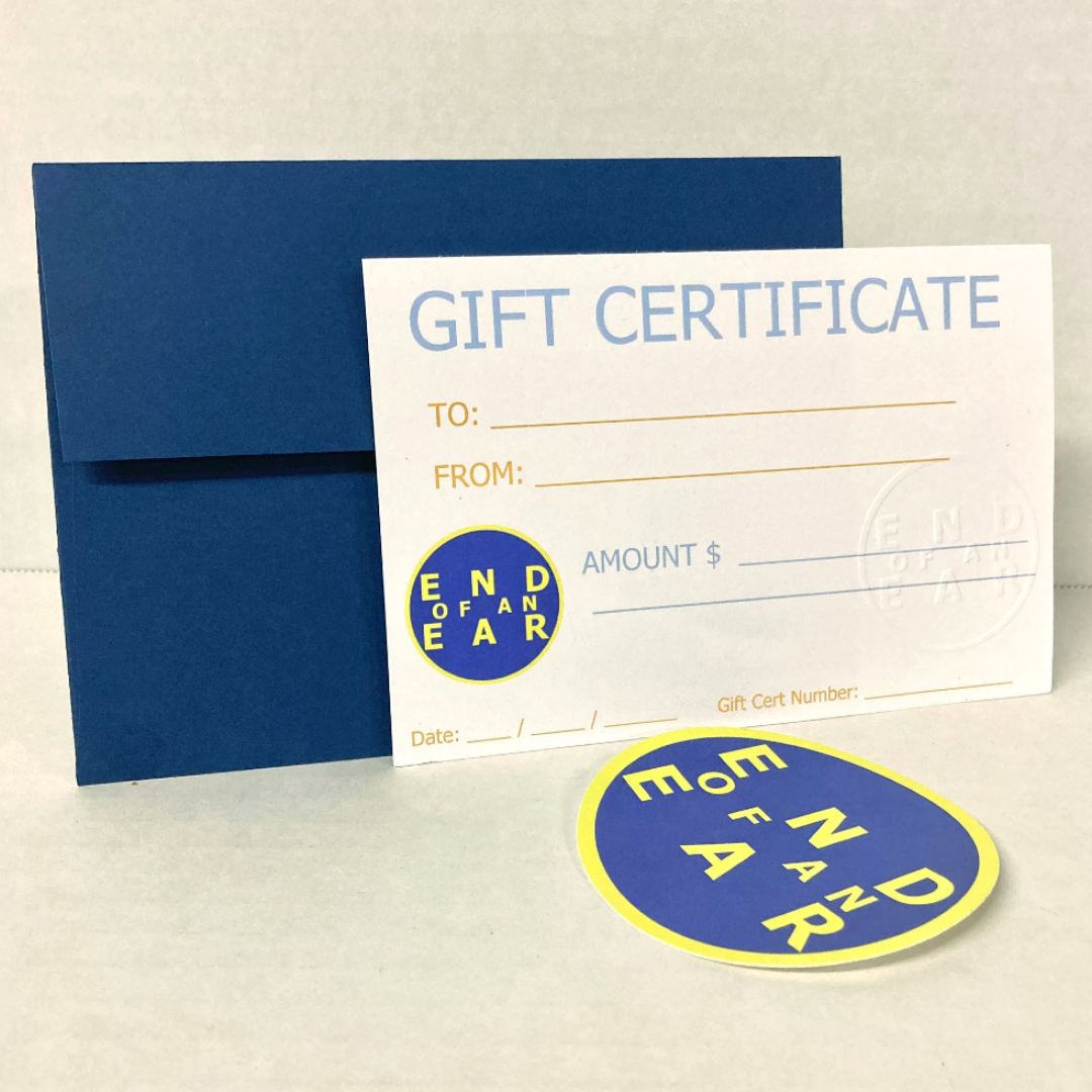 GIFT CERTIFICATE (Physical Store / Local Use Only)