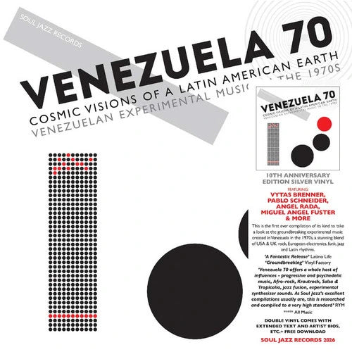 |v/a| "Venezuela 70 - Cosmic Visions Of A Latin American Earth Venezuelan Experimental Rock In The 1970s" 2LP [Silver Vinyl]
