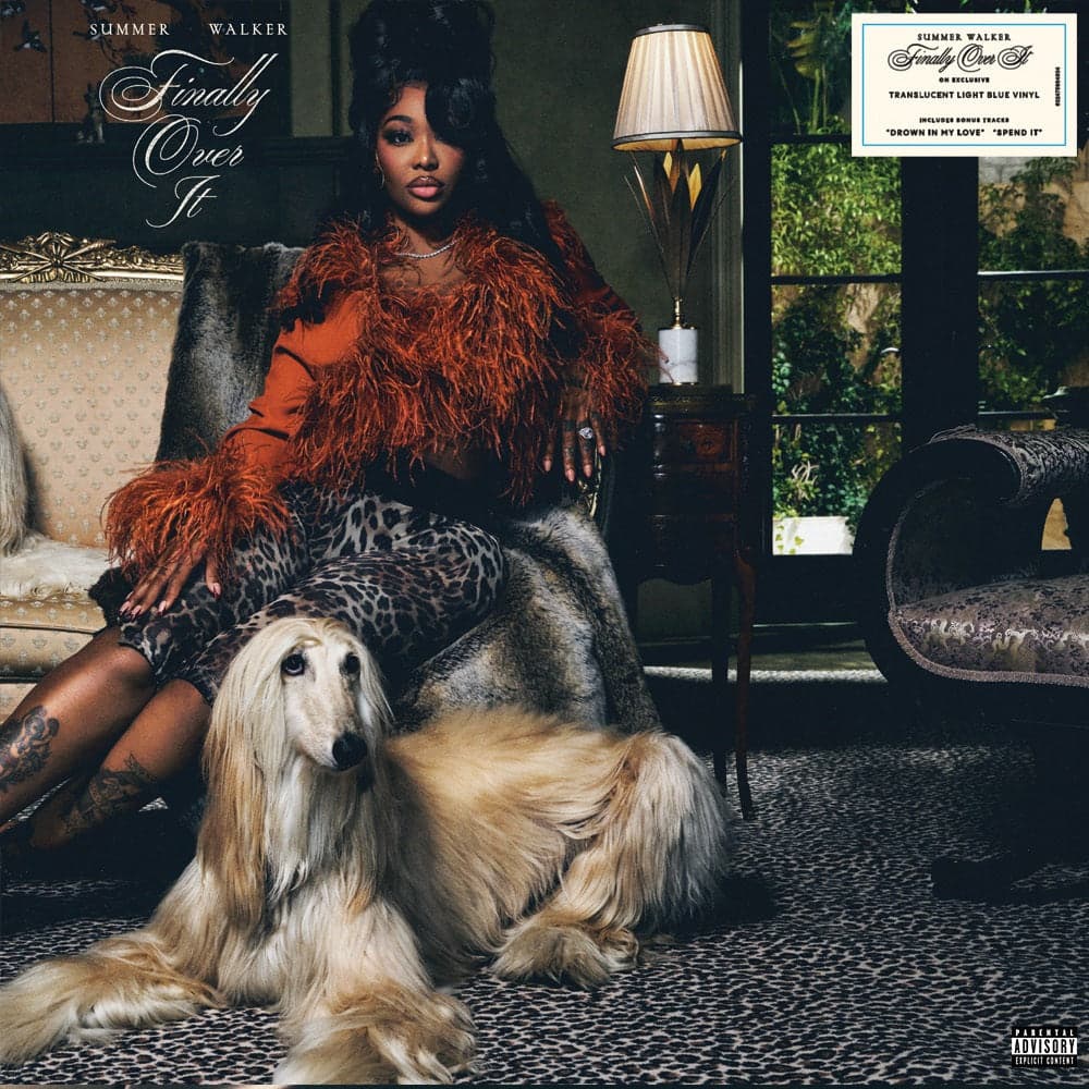 Walker, Summer "Finally Over It" [Signed Insert, Clear Light Blue Vinyl]