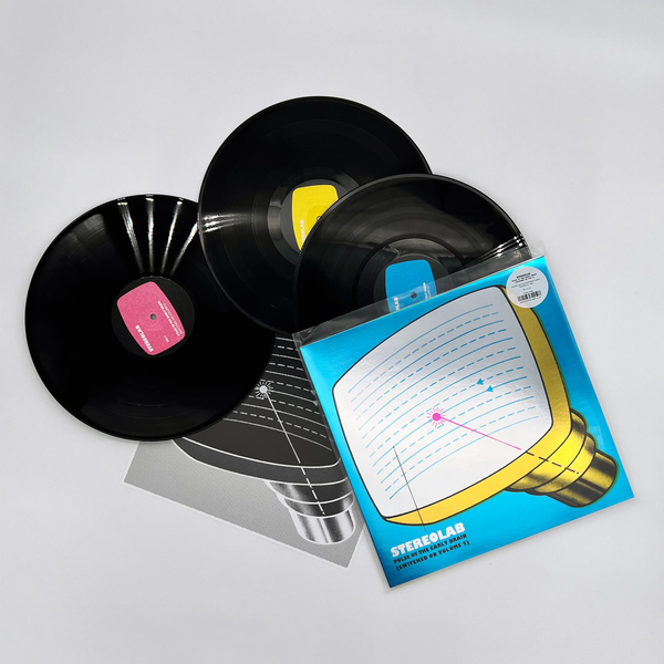 Stereolab "Switched On Volume 5: Pulse Of The Early Brain" 3LP [Black Vinyl w/ Mirrorboard Sleeve]