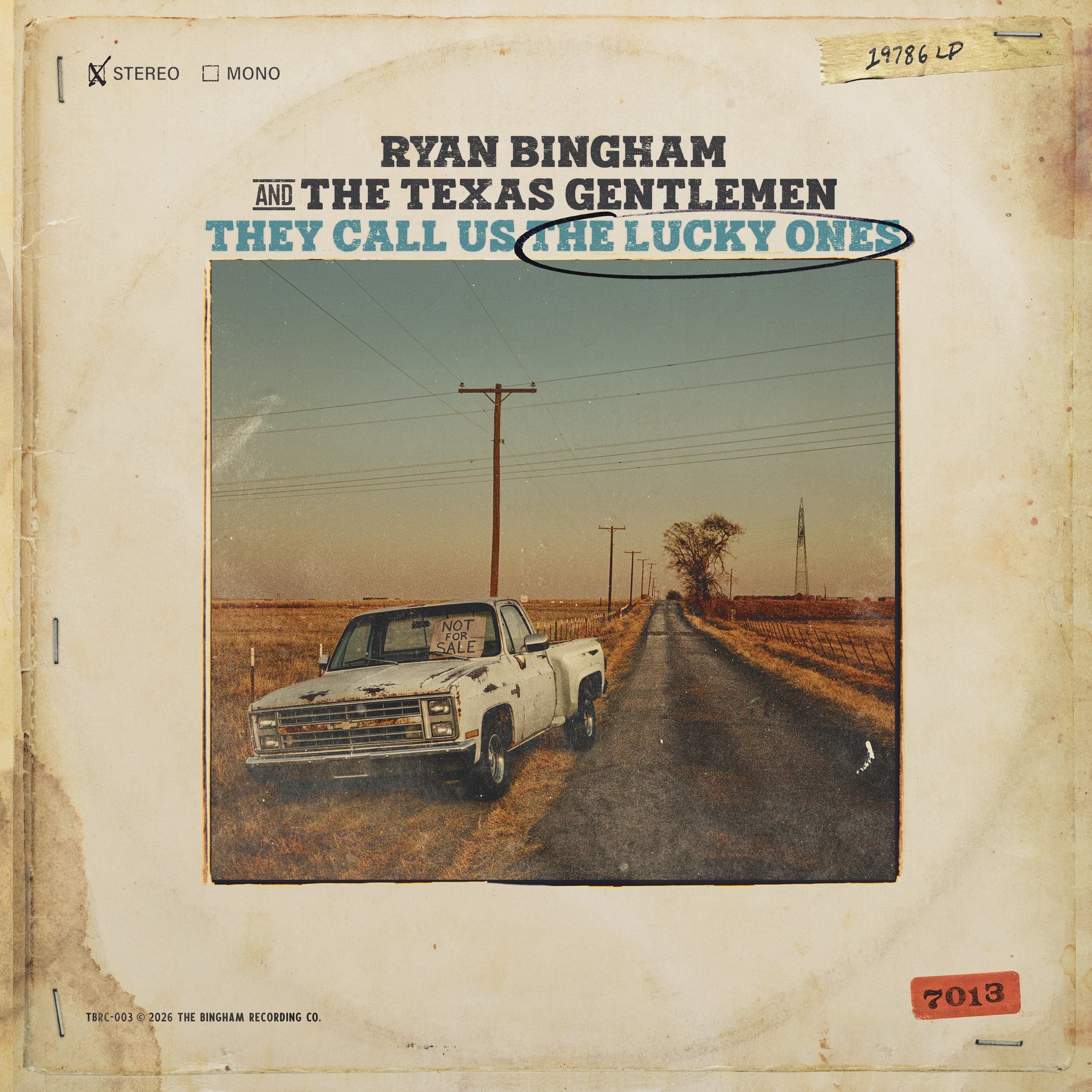 Bingham, Ryan "They Call Us The Lucky Ones" [Electric Smoke Color Vinyl]