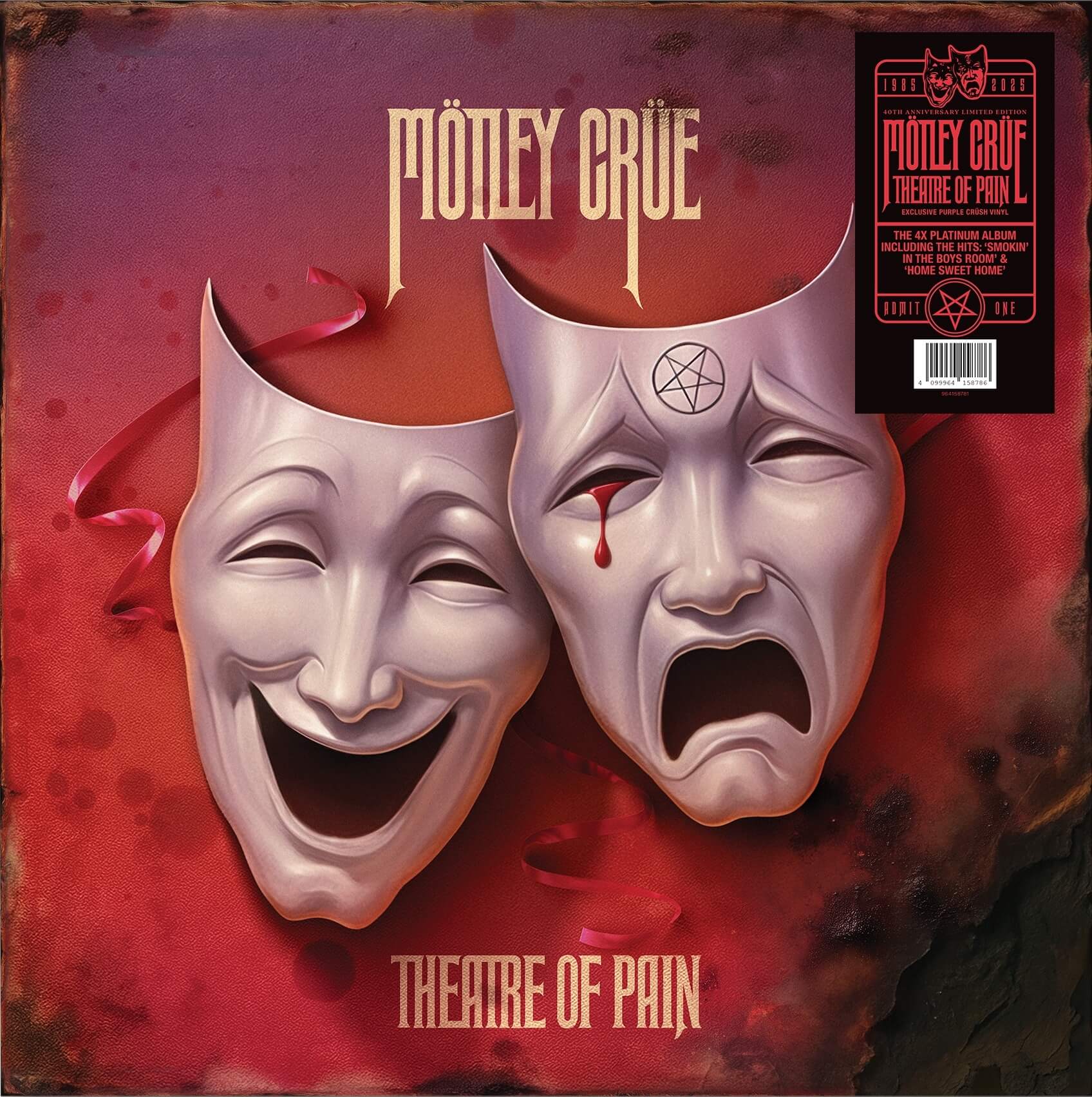 Motley Crue "Theatre of Pain" [40th Anniversary, Purple Crush Vinyl]
