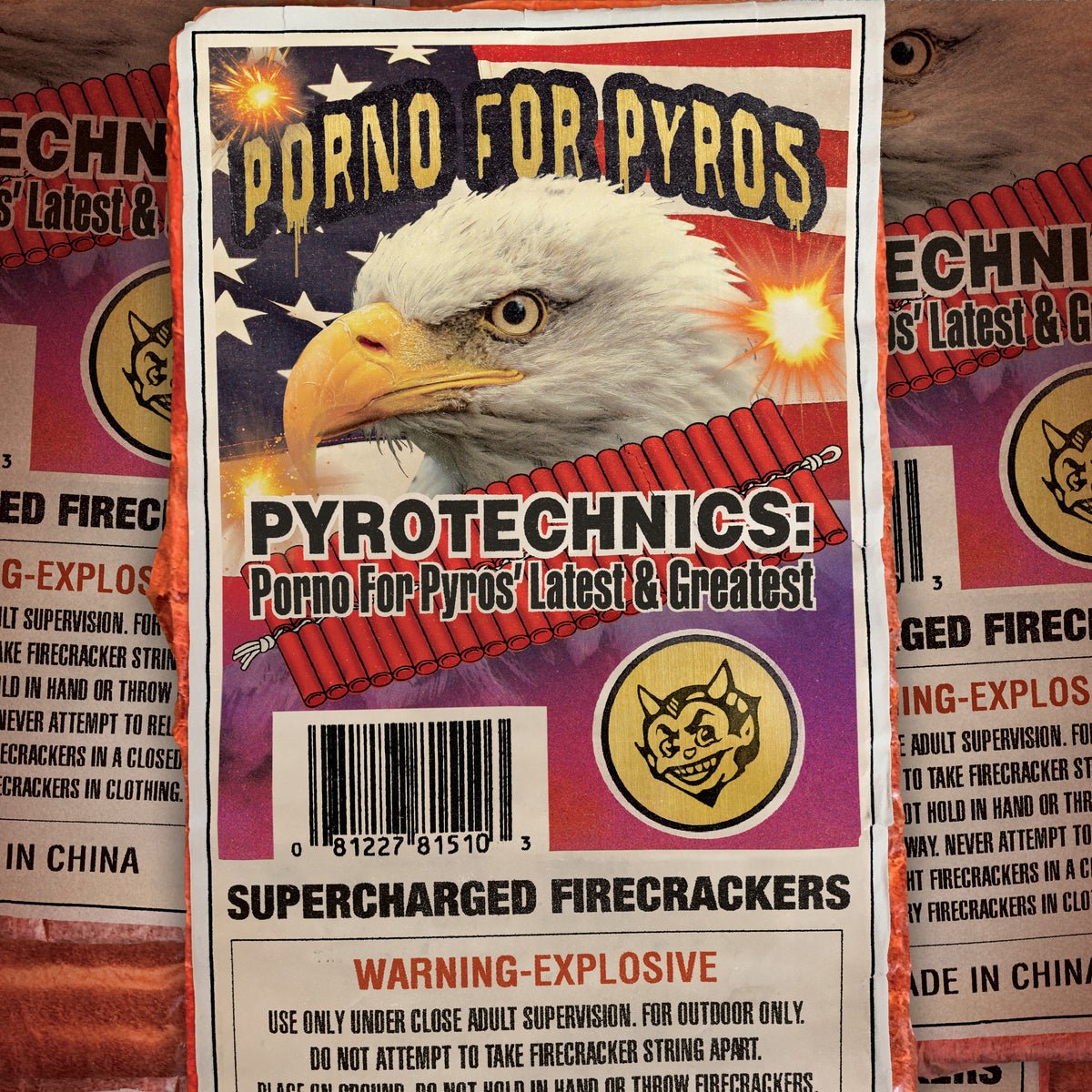 Porno For Pyros "Pyrotechnics: Porno For Pyros Latest & Greatest" [Rocktober 2024, Clear w/ Orange Splatter Vinyl]