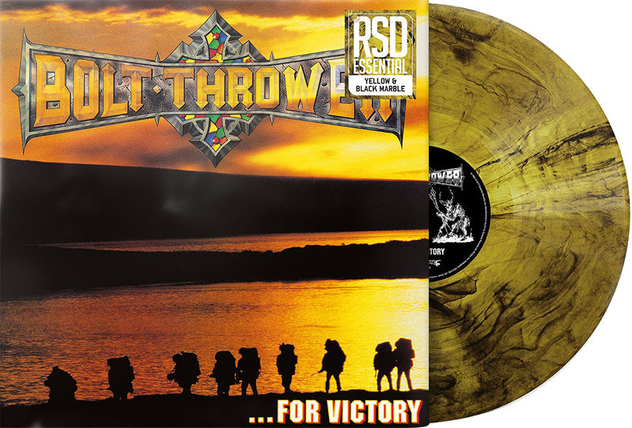 PRE-ORDER Bolt Thrower "...For Victory" [Yellow & Black Marble Vinyl] (RSD Essentials) LP