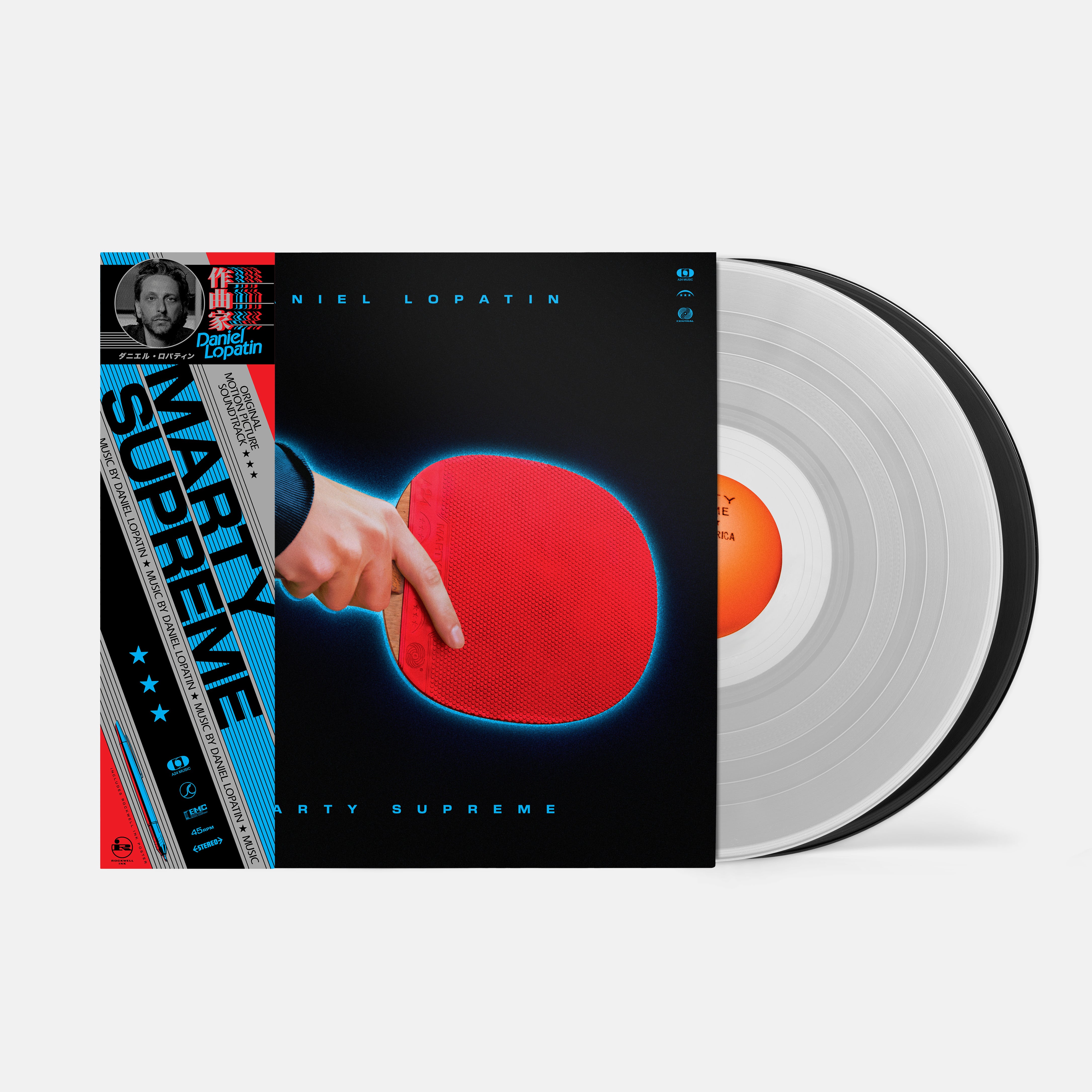 PRE-ORDER OST "Marty Supreme" Music by Daniel Lopatin [Black & Clear vinyl]