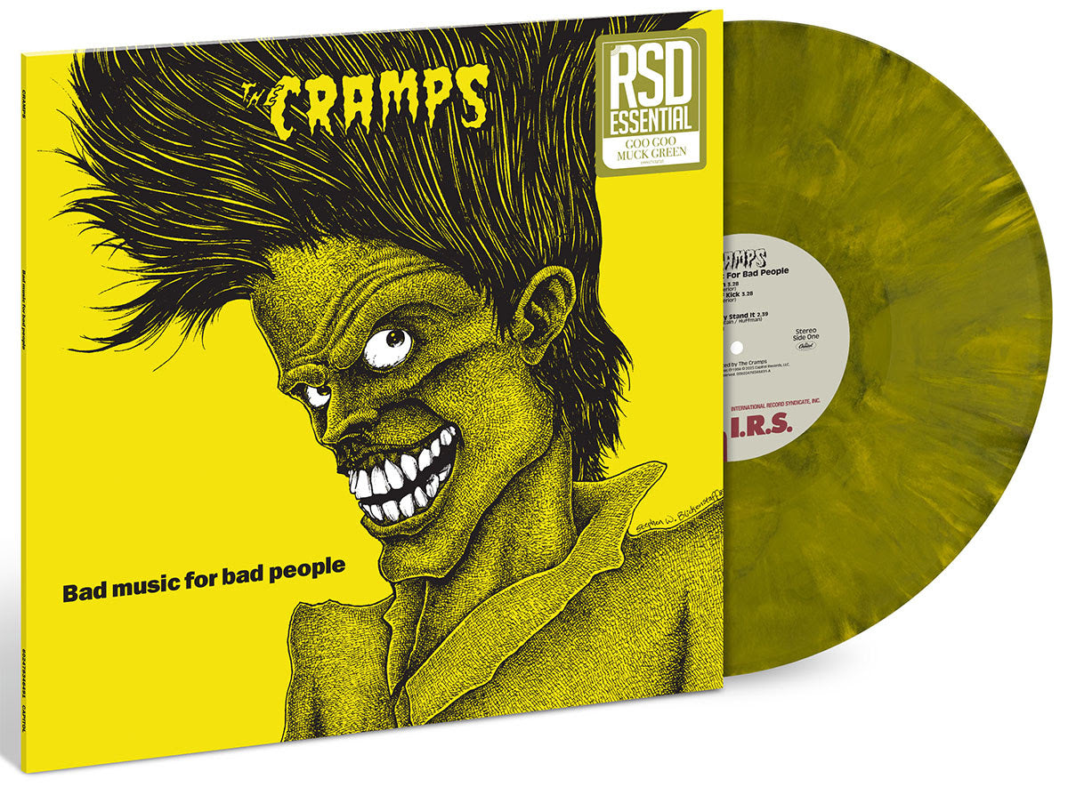 PRE-ORDER The Cramps "Bad Music for Bad People" [Green Vinyl] (RSD Essential) LP