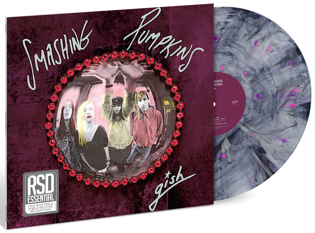 PRE-ORDER Smashing Pumpkins "Gish" RSD Essentials  [35th Anniversary Gray w/ Pink & Purple Splatter Vinyl]