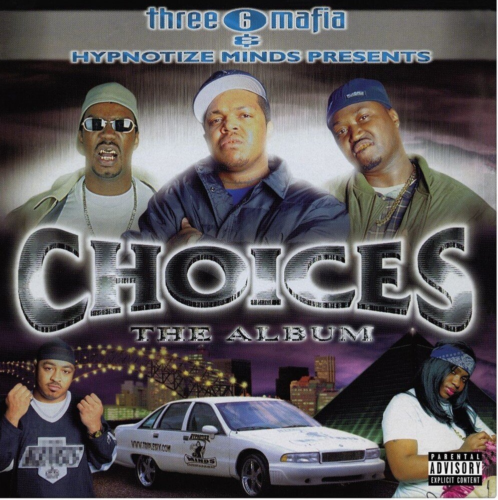 Three 6 Mafia "Choices: The Album" [20th Anniversary, Cloudy Clear Vinyl]