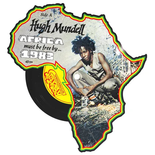 Mundell, Hugh & Pablo, Augustus "Africa Must Be Free By 1983" [Africa Shaped Picture Disc]