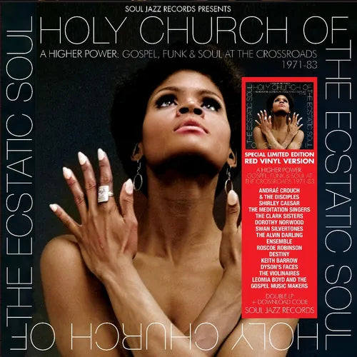 |v/a| "Holy Church Of The Ecstatic Soul:  A Higher Power: Gospel, Funk & Soul At The Crossroads 1971-83" [Red Vinyl] 2LP