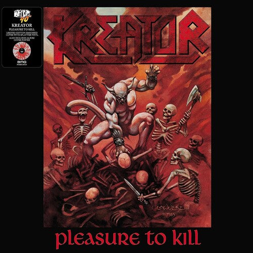 Kreator "Pleasure To Kill" [Clear Red Splatter Vinyl]